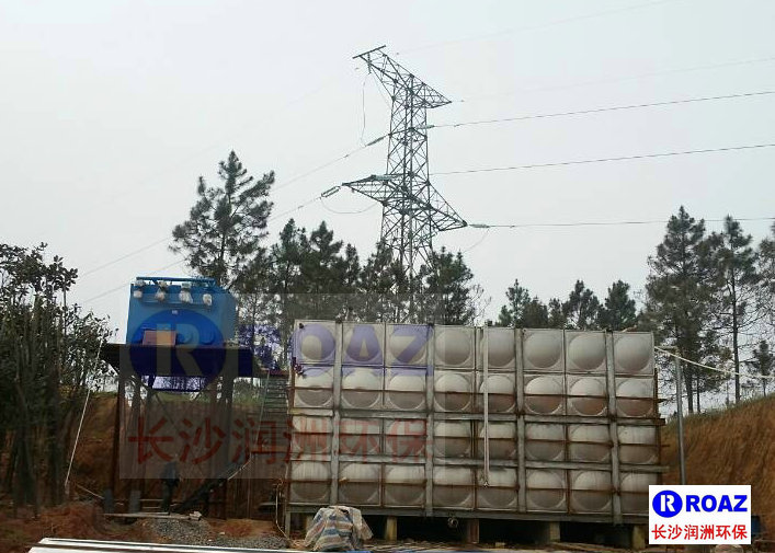 一體化凈水設(shè)備在水泥廠投入使用！