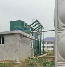 另一套100噸/時(shí)一體化凈水設(shè)備在某企業(yè)的生產(chǎn)生活用水中投入使用！